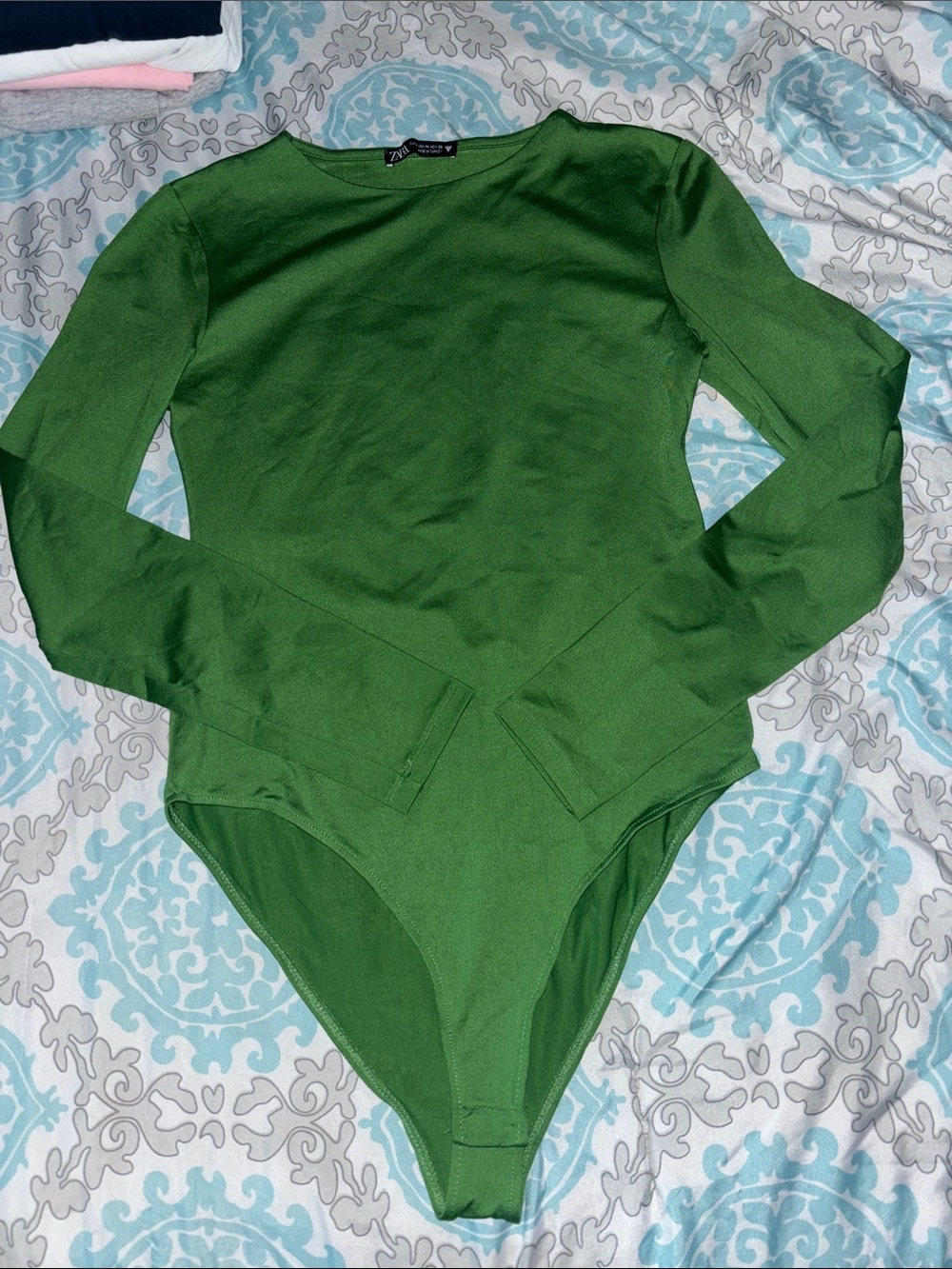 Zara long sleeve bodysuit
